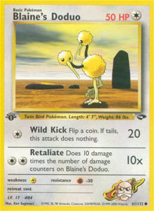Blaine's Doduo - Gym Challenge (Common) [GC-61]