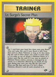 Lt. Surge's Secret Plan - Gym Challenge (Rare) [GC-107]