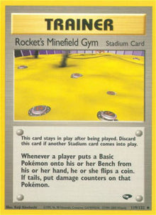 Rocket's Minefield Gym - Gym Challenge (Uncommon) [GC-119]