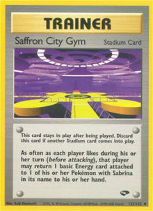 Saffron City Gym - Gym Challenge (Uncommon) [GC-122]
