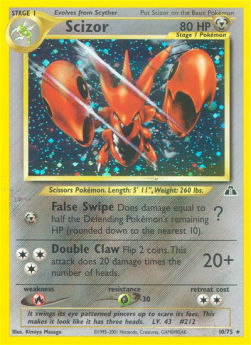 Scizor - Neo Discovery (Holo Rare) [NDI-10]