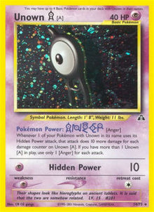 Unown - Neo Discovery (Holo Rare) [NDI-14]