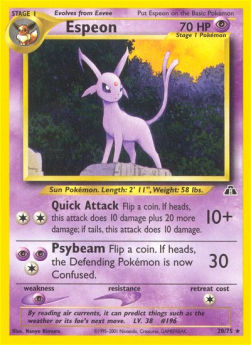 Espeon - Neo Discovery (Rare) [NDI-20]