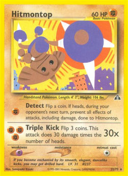 Hitmontop - Neo Discovery (Rare) [NDI-22]