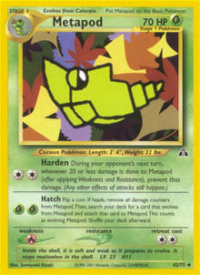 Metapod - Neo Discovery (Uncommon) [NDI-42]
