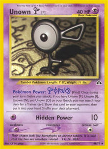 Unown - Neo Discovery (Uncommon) [NDI-48]