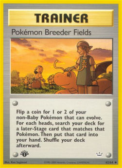 Pokémon Breeder Fields - Neo Revelation (Uncommon) [NR-62]