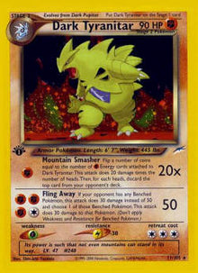 Dark Tyranitar - Neo Destiny (Holo Rare) [NDE-11]