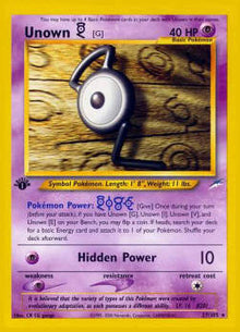 Unown - Neo Destiny (Rare) [NDE-27]