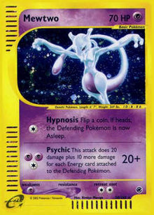 Mewtwo - Expedition Base Set (Holo Rare) [EX-20]
