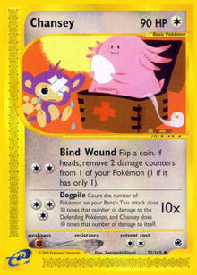 Chansey - Expedition Base Set (Uncommon) [EX-72]