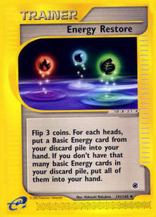 Energy Restore - Expedition Base Set (Uncommon) [EX-141]