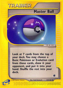 Master Ball - Expedition Base Set (Uncommon) [EX-143]