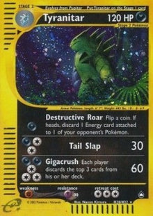 Tyranitar - Aquapolis (Holo Rare) [AQ-H28]