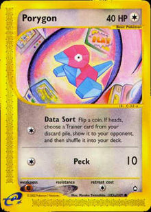 Porygon - Aquapolis (Common) [AQ-103a]