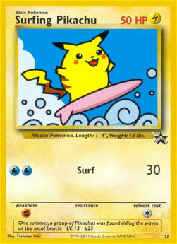 Surfing Pikachu - Wizards Black Star Promos (Promo) [WP-28]