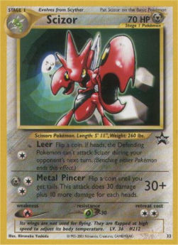 Scizor - Wizards Black Star Promos (Promo) [WP-33]