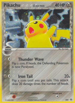 Pikachu δ Delta Species - Nintendo Black Star Promos (Promo) [NP-35]