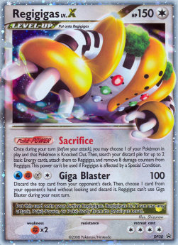Regigigas LV.X - DP Black Star Promos (Promo) [DPPR-30]