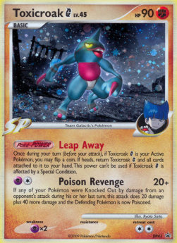 Toxicroak  Lv.45 - DP Black Star Promos (Promo) [DPPR-41]