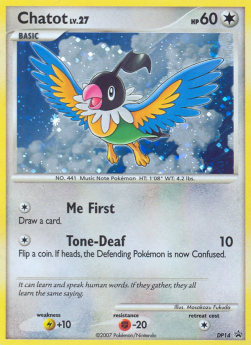 Chatot Lv.27 - DP Black Star Promos (Promo) [DPPR-14]