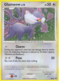 Glameow Lv.12 - DP Black Star Promos (Promo) [DPPR-23]