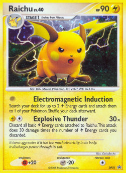 Raichu Lv.40 - DP Black Star Promos (Promo) [DPPR-21]
