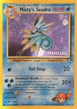 Misty's Seadra - Gym Heroes (Promo) [GH-9]