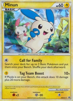 Minun - HGSS Black Star Promos (Promo) [HGSS-17]