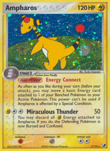 Ampharos - EX Unseen Forces (Holo Rare) [UF-1]
