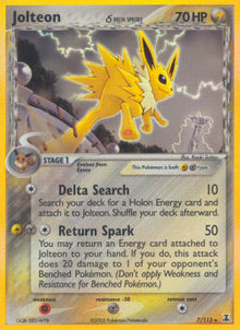 Jolteon δ Delta Species - EX Delta Species (Holo Rare) [DS-7]