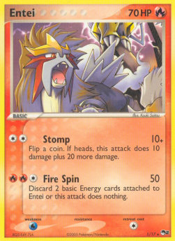Entei - POP Series 2 (Rare) [POP2-1]