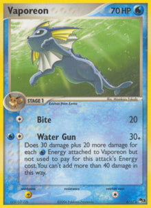 Vaporeon - POP Series 3 (Rare) [POP3-6]