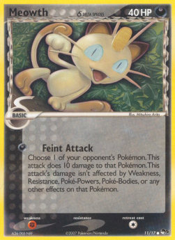 Meowth δ Delta Species - POP Series 5 (Common) [POP5-11]