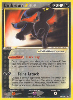 Umbreon Gold Star - POP Series 5 (Ultra Rare) [POP5-17]