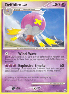 Drifblim Lv.40 - Diamond & Pearl (Rare) [DP-24]