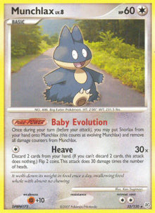 Munchlax Lv.8 - Diamond & Pearl (Rare) [DP-33]