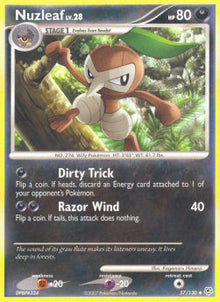 Nuzleaf Lv.28 - Diamond & Pearl (Uncommon) [DP-57]