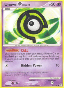 Unown  Lv.18 - Diamond & Pearl (Uncommon) [DP-67]