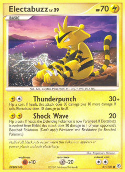 Electabuzz Lv.29 - Diamond & Pearl (Common) [DP-81]