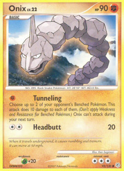 Onix Lv.22 - Diamond & Pearl (Common) [DP-92]