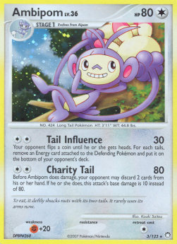 Ambipom Lv.36 - Mysterious Treasures (Holo Rare) [MT-3]