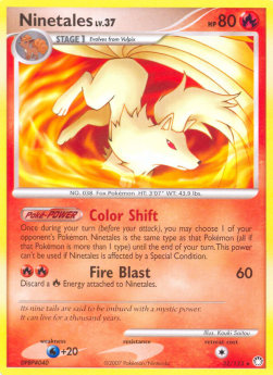 Ninetales Lv.37 - Mysterious Treasures (Rare) [MT-32]