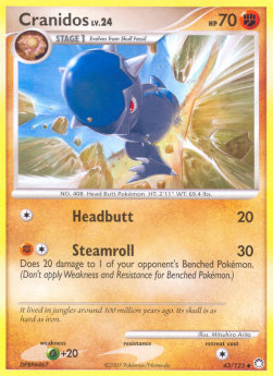 Cranidos Lv.24 - Mysterious Treasures (Uncommon) [MT-43]