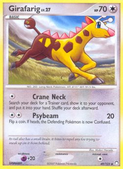 Girafarig Lv.27 - Mysterious Treasures (Uncommon) [MT-49]