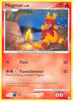Magmar Lv.30 - Mysterious Treasures (Uncommon) [MT-54]