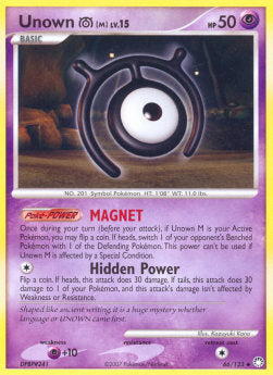 Unown  Lv.15 - Mysterious Treasures (Uncommon) [MT-66]