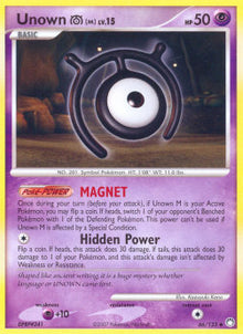 Unown  Lv.15 - Mysterious Treasures (Uncommon) [MT-66]