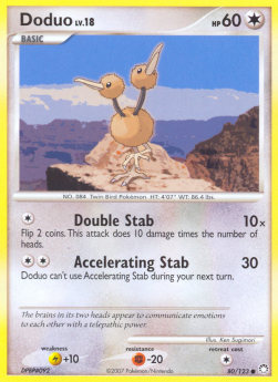Doduo Lv.18 - Mysterious Treasures (Common) [MT-80]