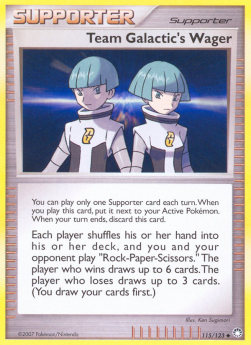 Team Galactic's Wager - Mysterious Treasures (Uncommon) [MT-115]